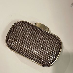 Gold Sparkly Sequin Clutch